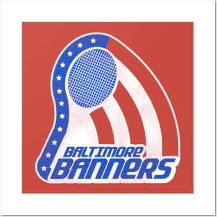 Baltimore Banners Defunct 70s Tennis Team Posters and Art